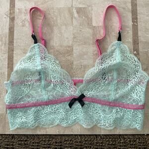 Cosmopolitan lacy eyelet bralette